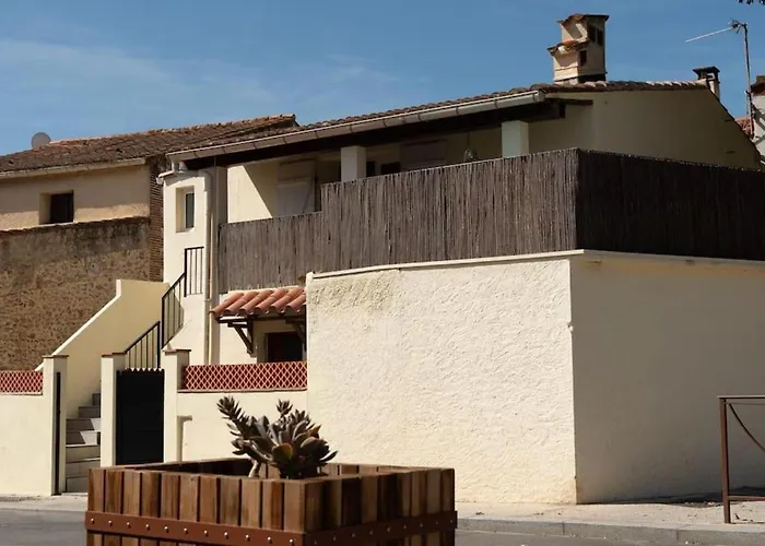 Daire Renove, Charme Naturel Et Authenticite Au Coeur Du Village Sorède